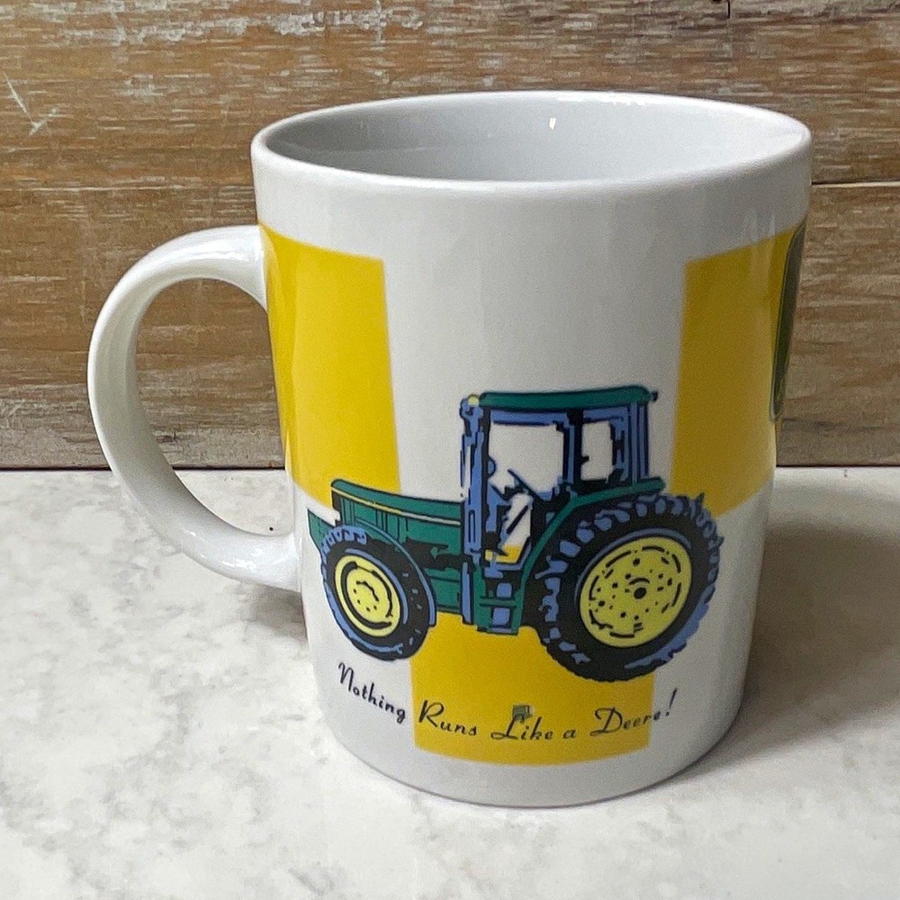 John Deere Gibson Licensed Ceramic Coffee Mug, Tractor Graphics